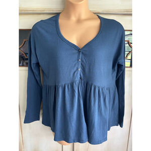 EUC Women's Anthro Saturday Sunday Montana Babydoll Top Size L